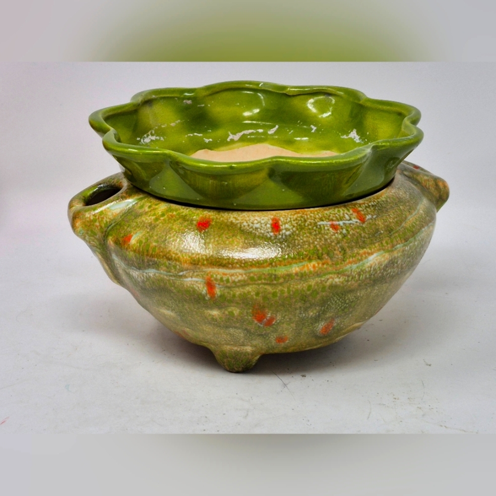 Vintage Ceramic African Violet Plant Pot